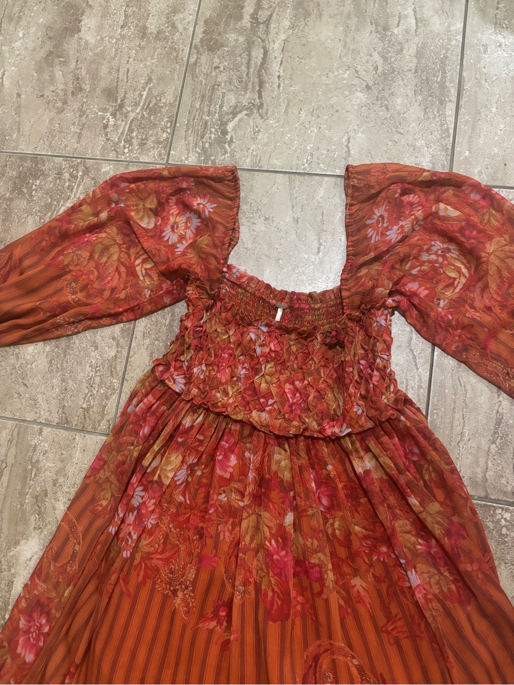 Free People Angel Eyes Maxi long sleeve Dress - Picture 2 of 4